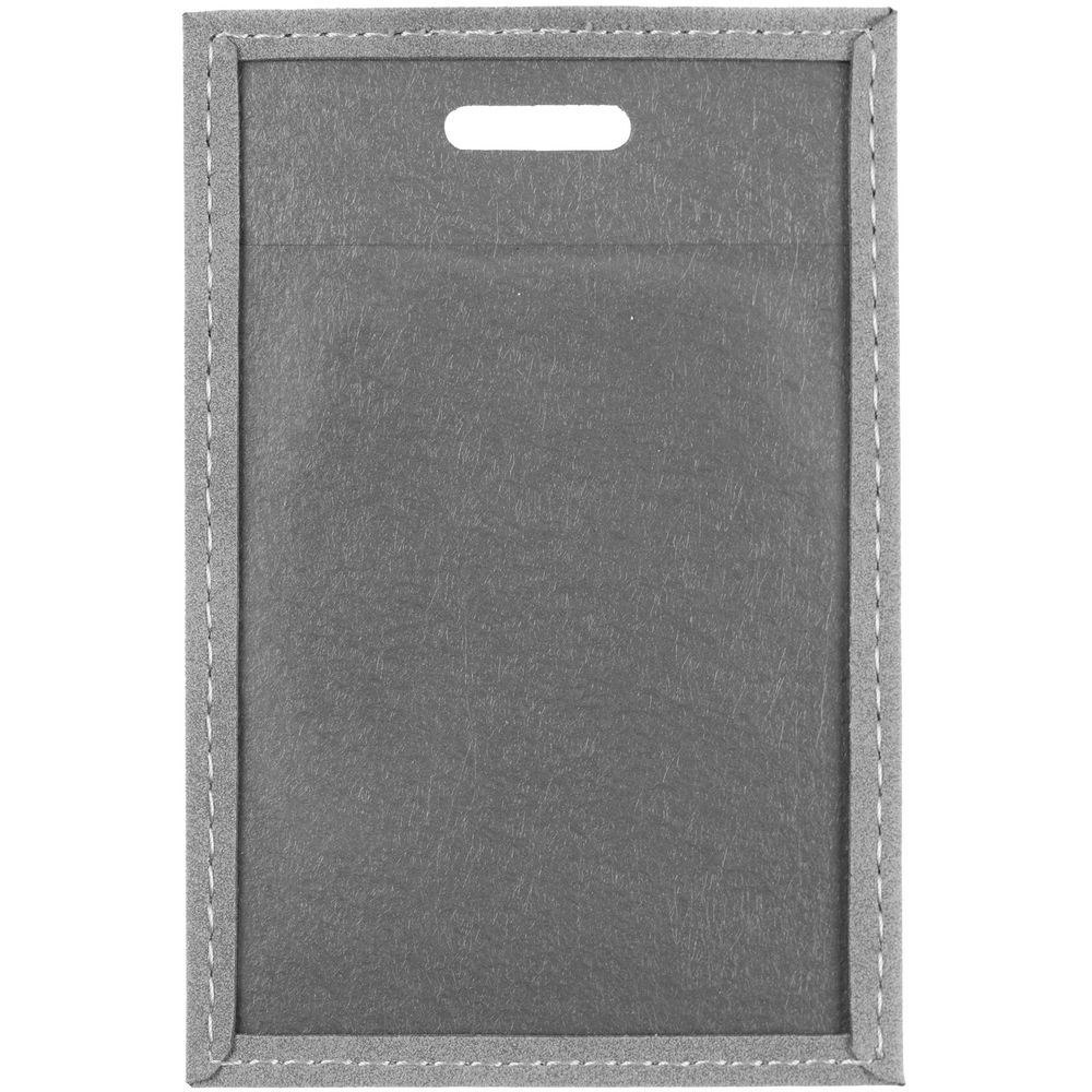 Чехол для пропуска Nubuk, светло-серый-1