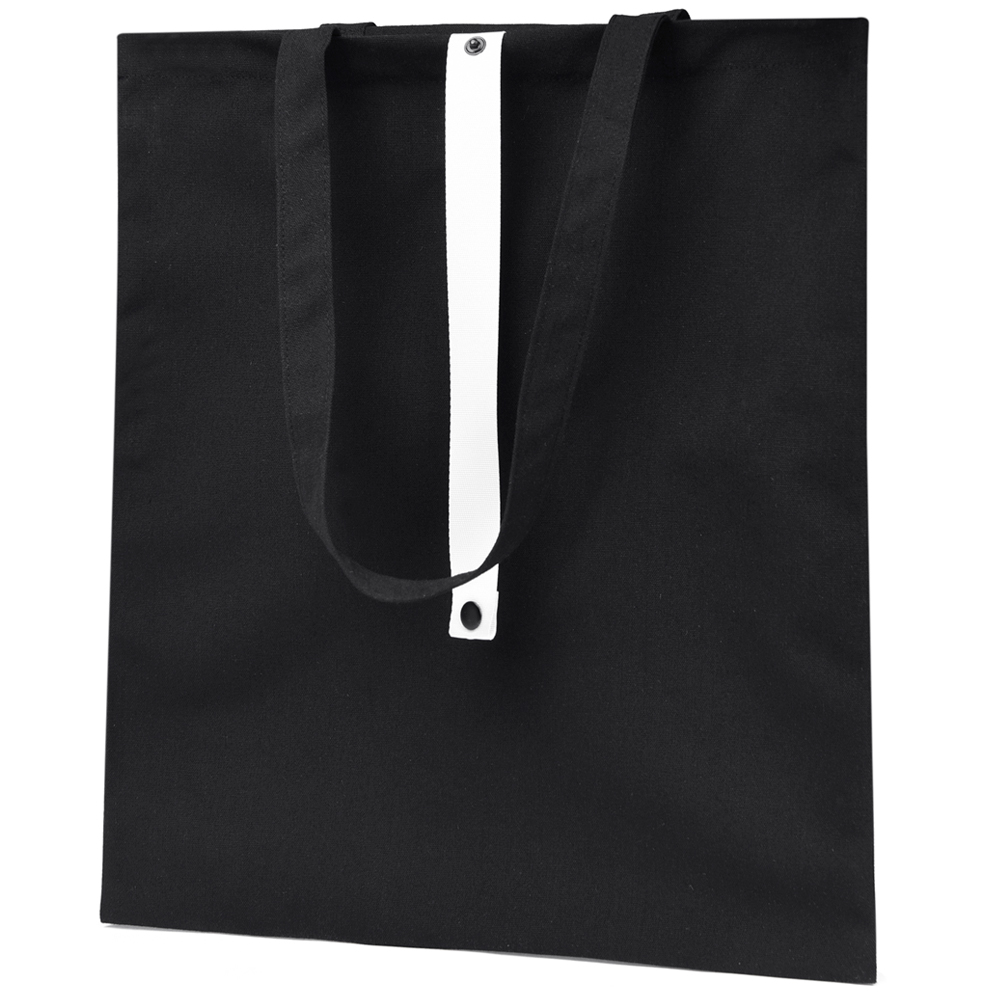 Сумка для покупок Rock’n’ROLL 260 г/м², Чёрный/белый-1