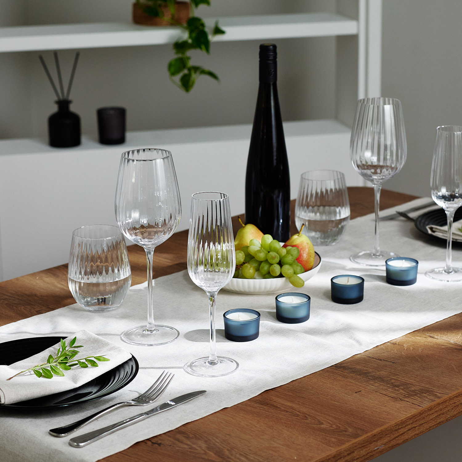 Стакан для воды Бланш (Blanche), прозрачный-4