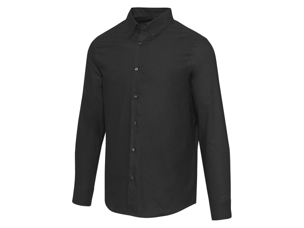 Sphene мужская рубашка оксфорд - сплошной черный-0