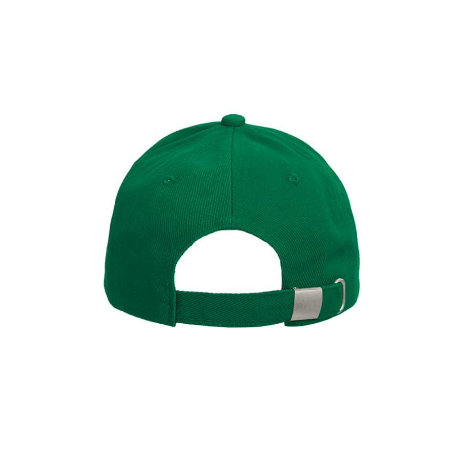 Бейсболка BOSTON, 5 клиньев, металлическая застежка, ярко-зелёный-4