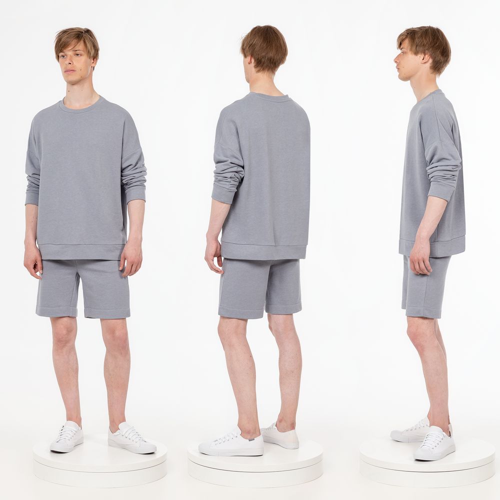 Свитшот унисекс S2, серый-3