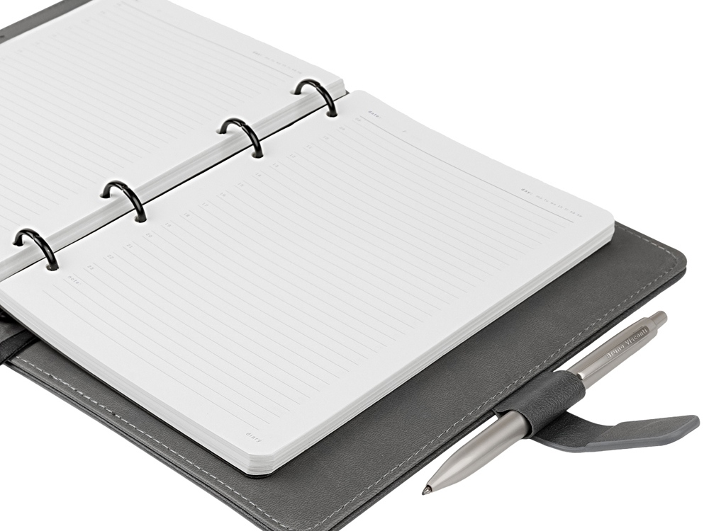 Ежедневник недатированный B5 Toscana, серый-4