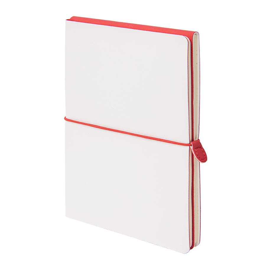 Набор подарочный WHITE VEIL: блокнот, ручка, кружка; белый/красный, белый, красный-3