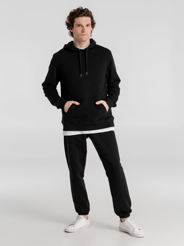 Толстовка с капюшоном унисекс King, черная-6