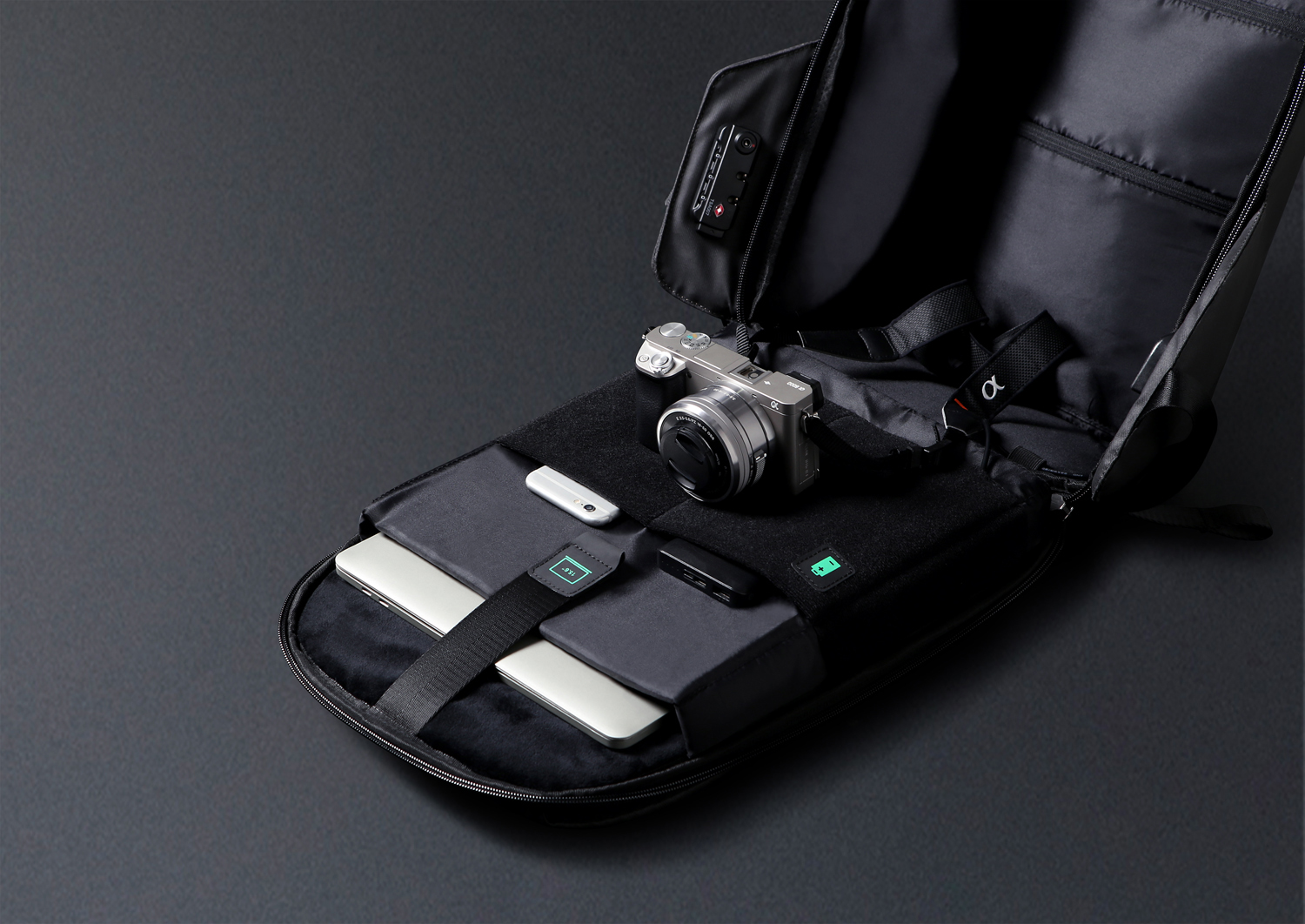 Рюкзак KORIN HiPack 43х33х16 см, черный-20