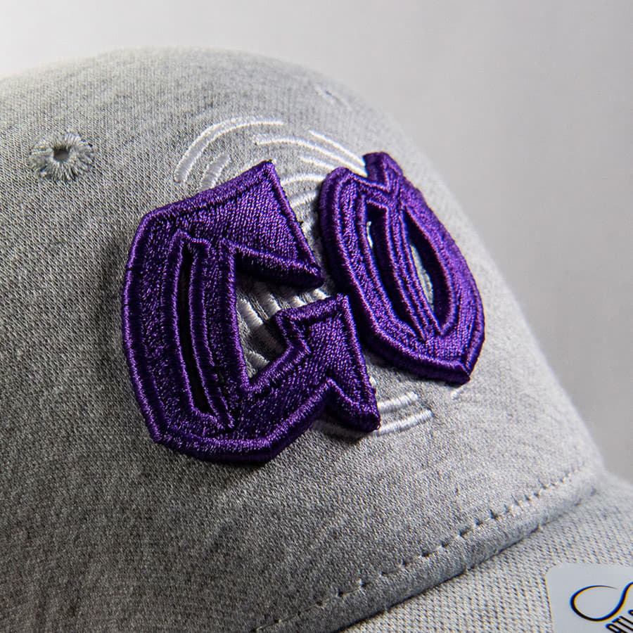 Бейсболка UNI-CAP PIQUET, без панелей и швов, без застежки, серый-7