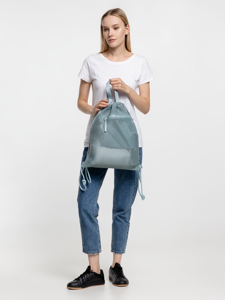 Рюкзак-мешок Verkko, серо-голубой-4