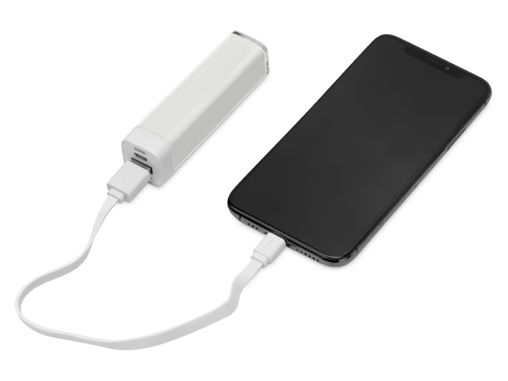 Портативное зарядное устройство Ангра, 2200 mAh, белый-1