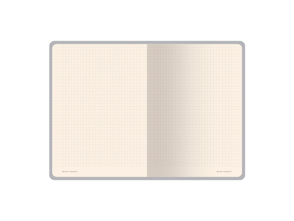 Бизнес тетрадь А5 Megapolis flex 60 л. soft touch клетка, фиолетовый-1