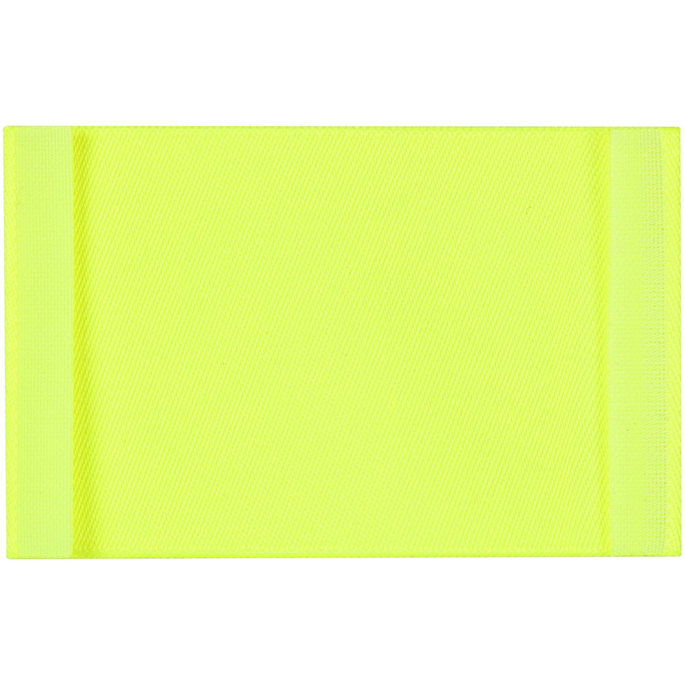 Лейбл тканевый Epsilon, XL, желтый неон-2