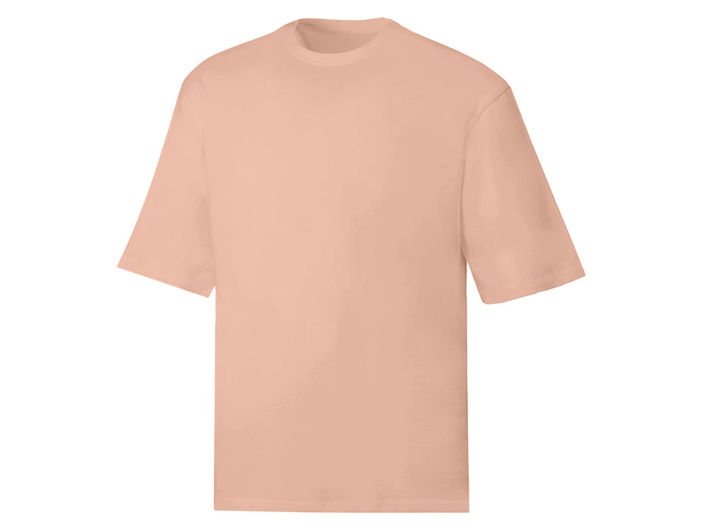 Футболка Berlin к/р оверсайз, 100% хлопок, 180гр, лососевый-6