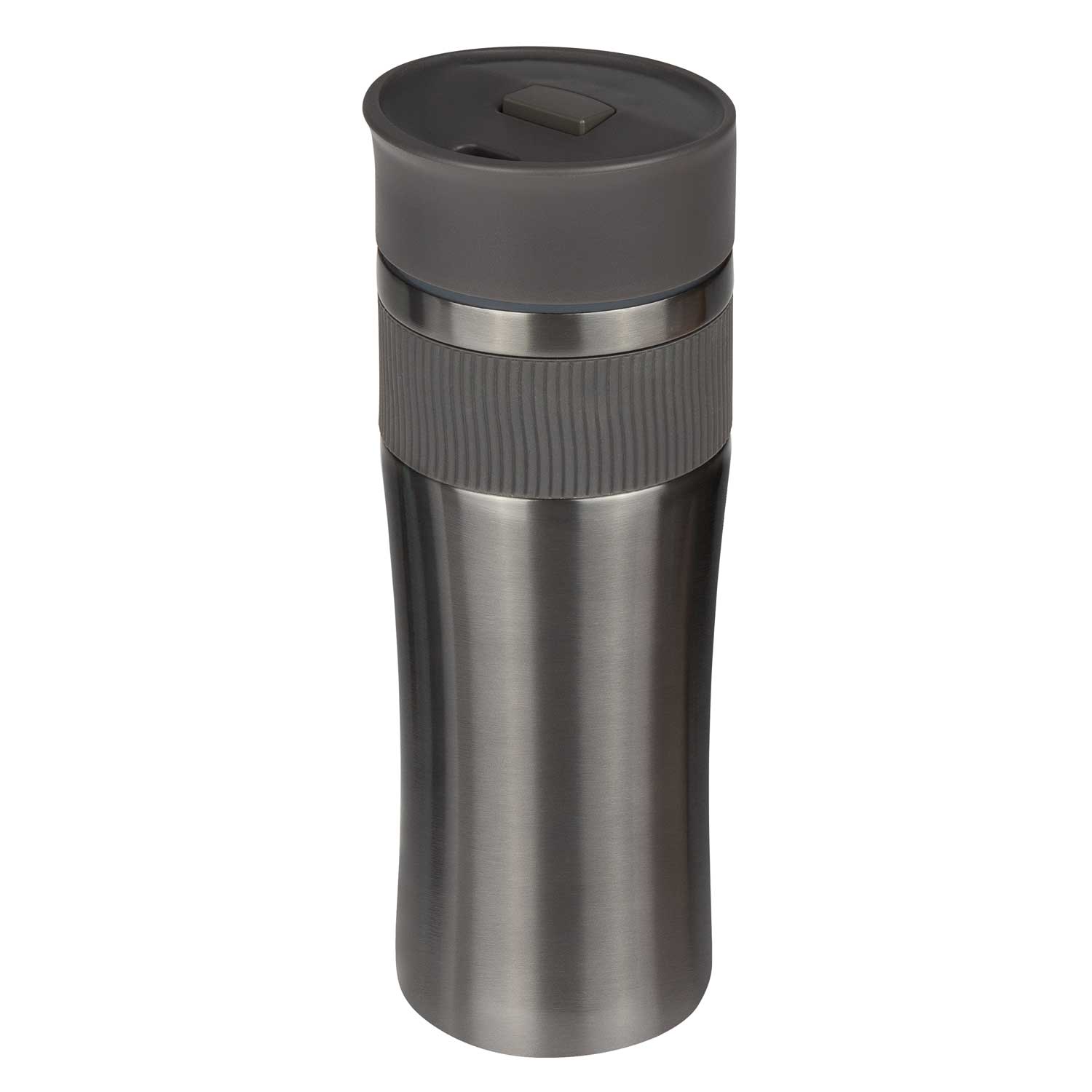 Термокружка вакуумная Polo, серая-1