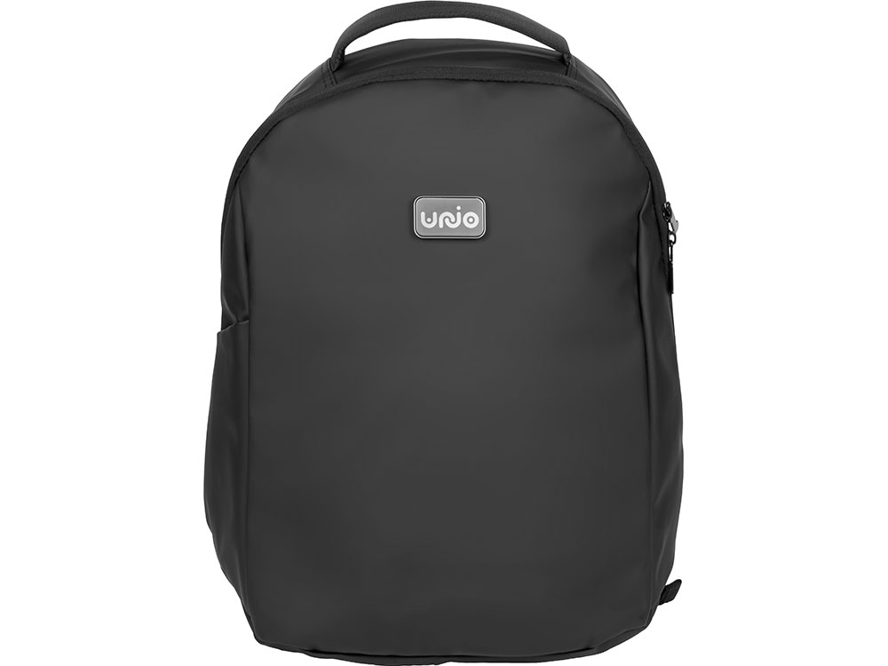 Рюкзак Sofit для ноутбука из экокожи, черный с гравировкой-0