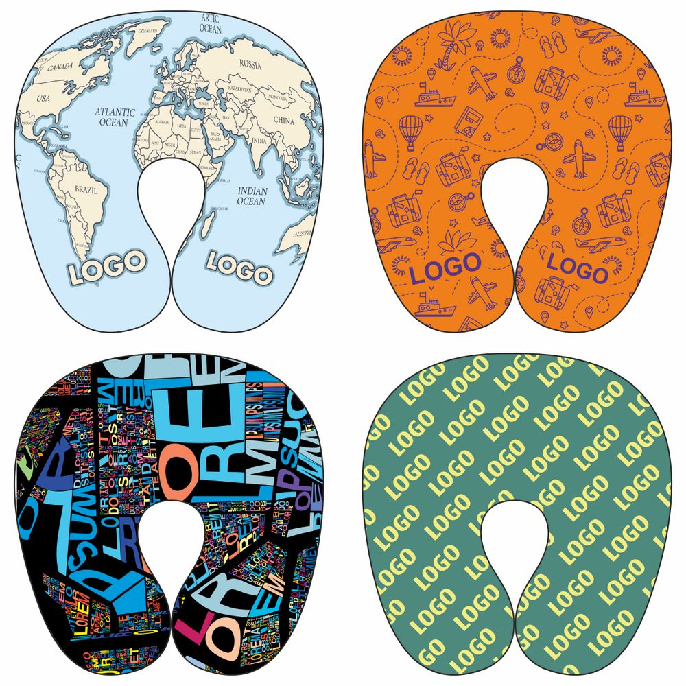 Подушка дорожная Kopf с печатью на заказ-1