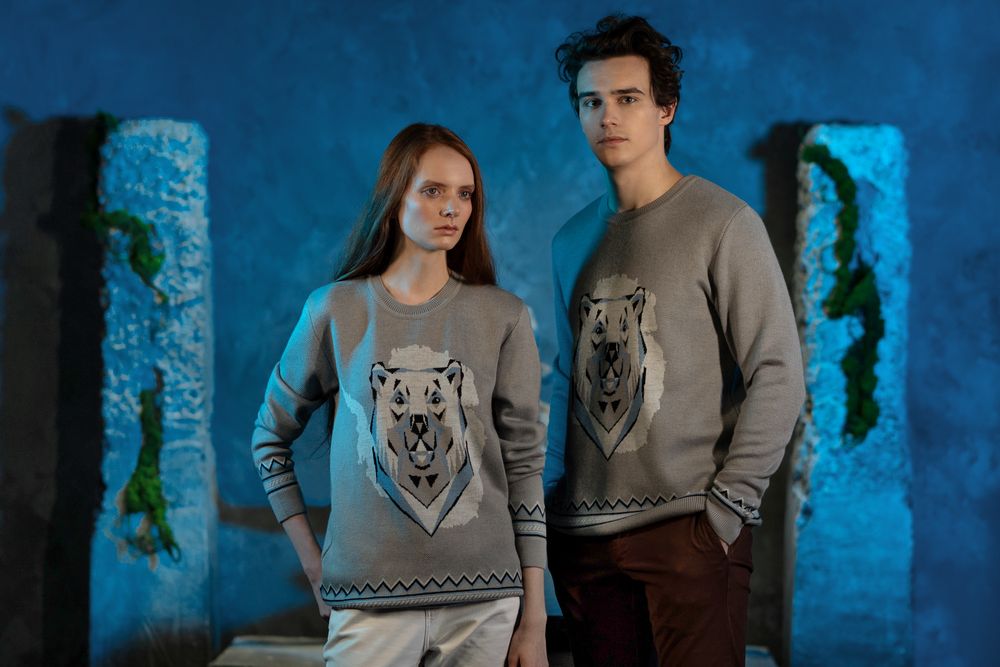 Джемпер Totem Bear, серый-7