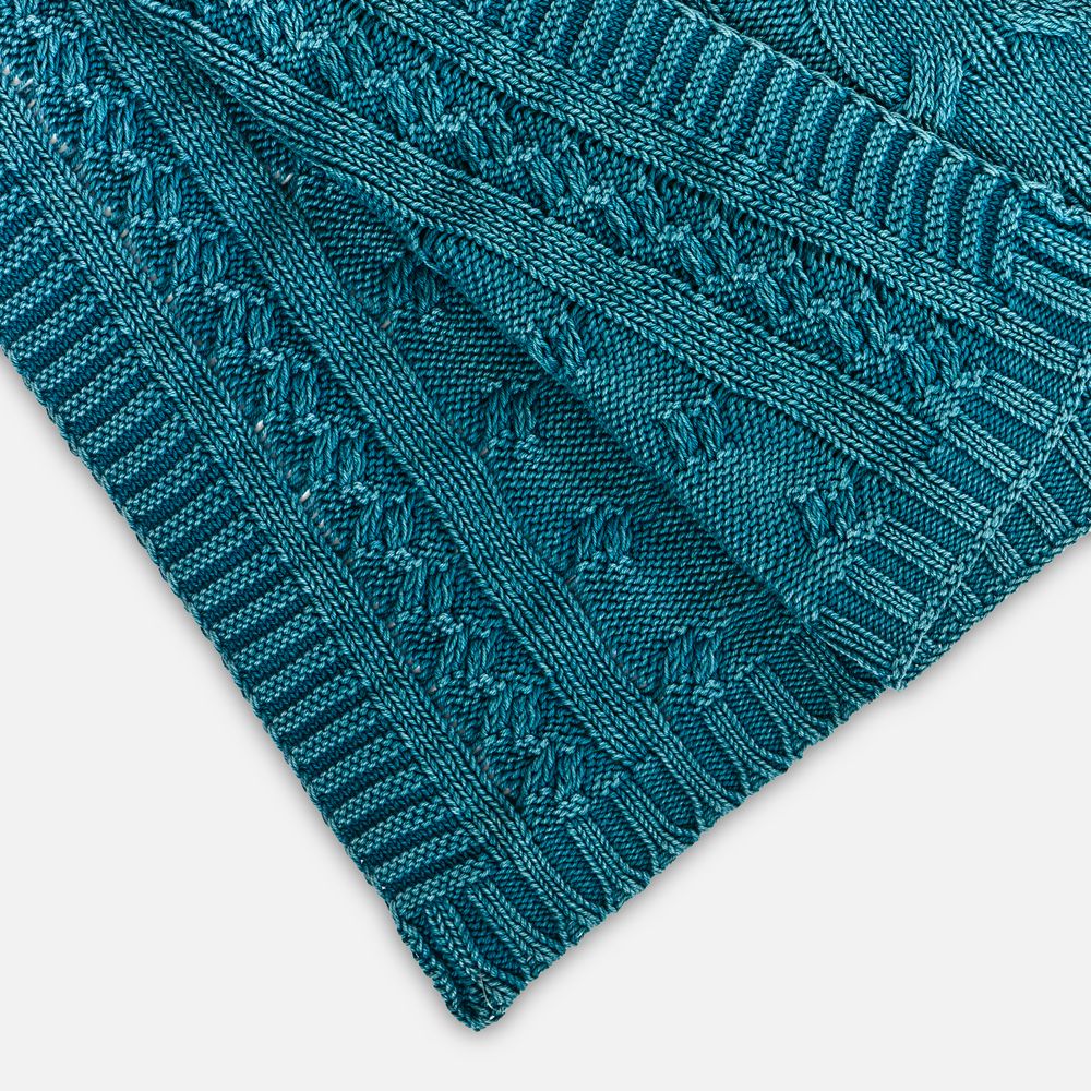 Плед Hygge, темно-зеленый-2