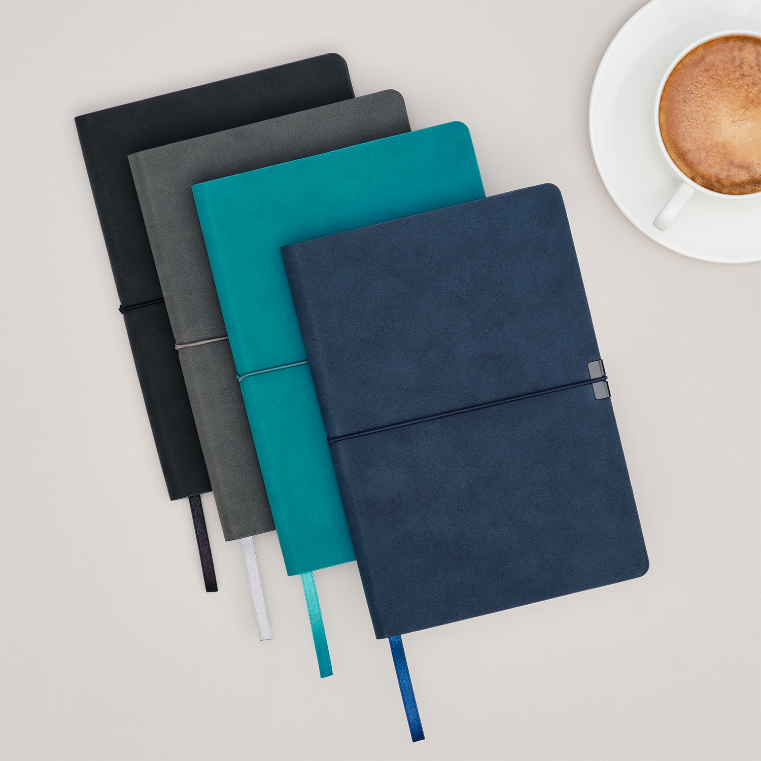 Ежедневник Ин Велюр (In Velour) недатированный, синий-14