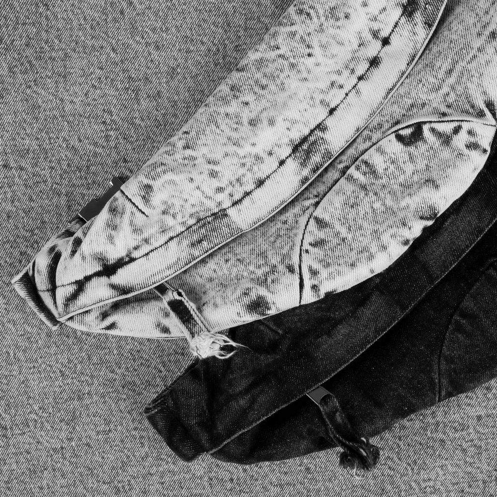 Поясная сумка W6, черная-1