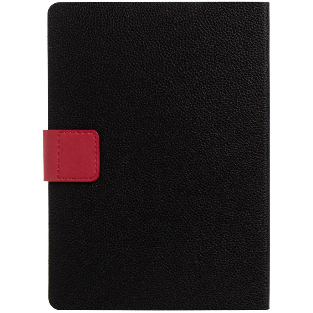 Ежедневник Boom, недатированный, черный с красным-2