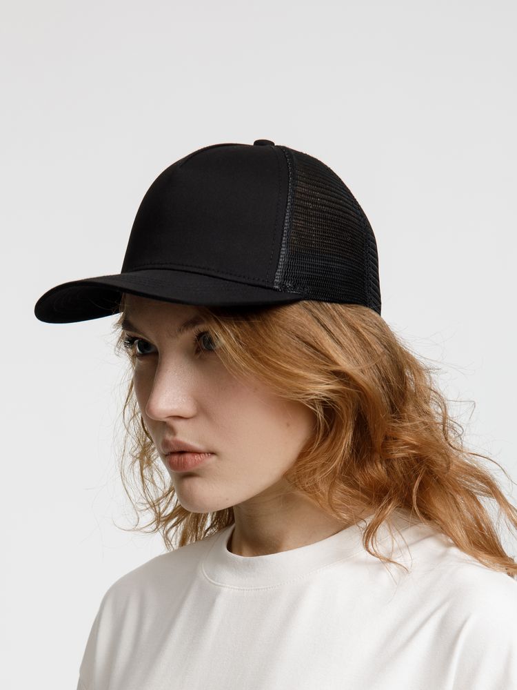 Бейсболка Seguro Air, черная-6