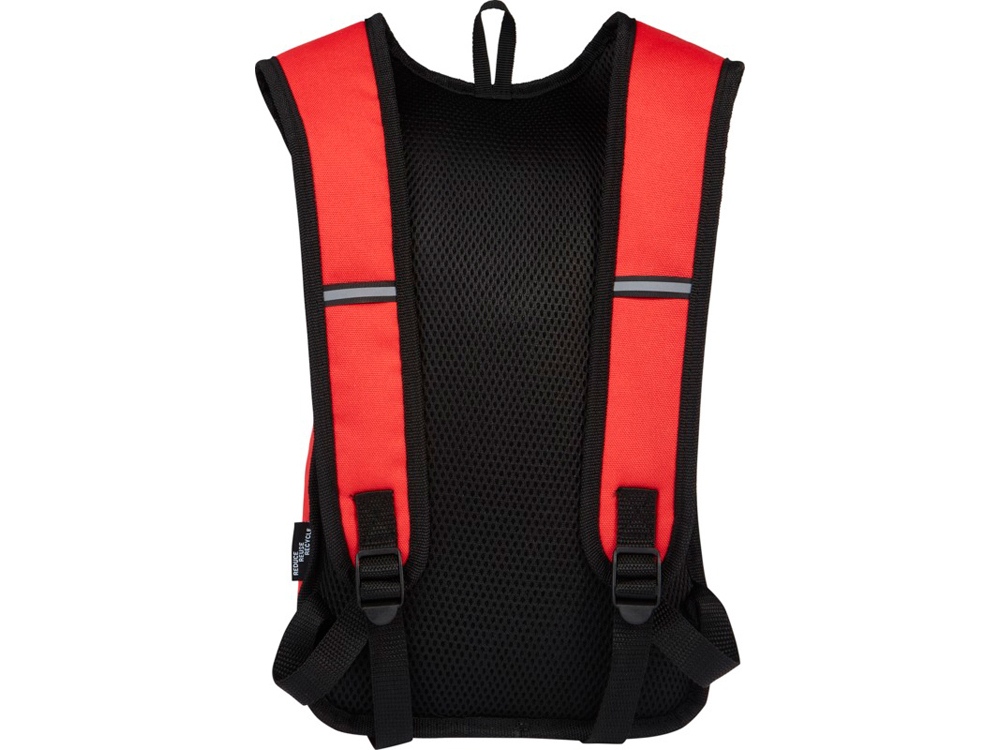 Рюкзак для прогулок Trails объемом 6,5 л, изготовленный из переработанного ПЭТ по стандарту GRS, красный-2