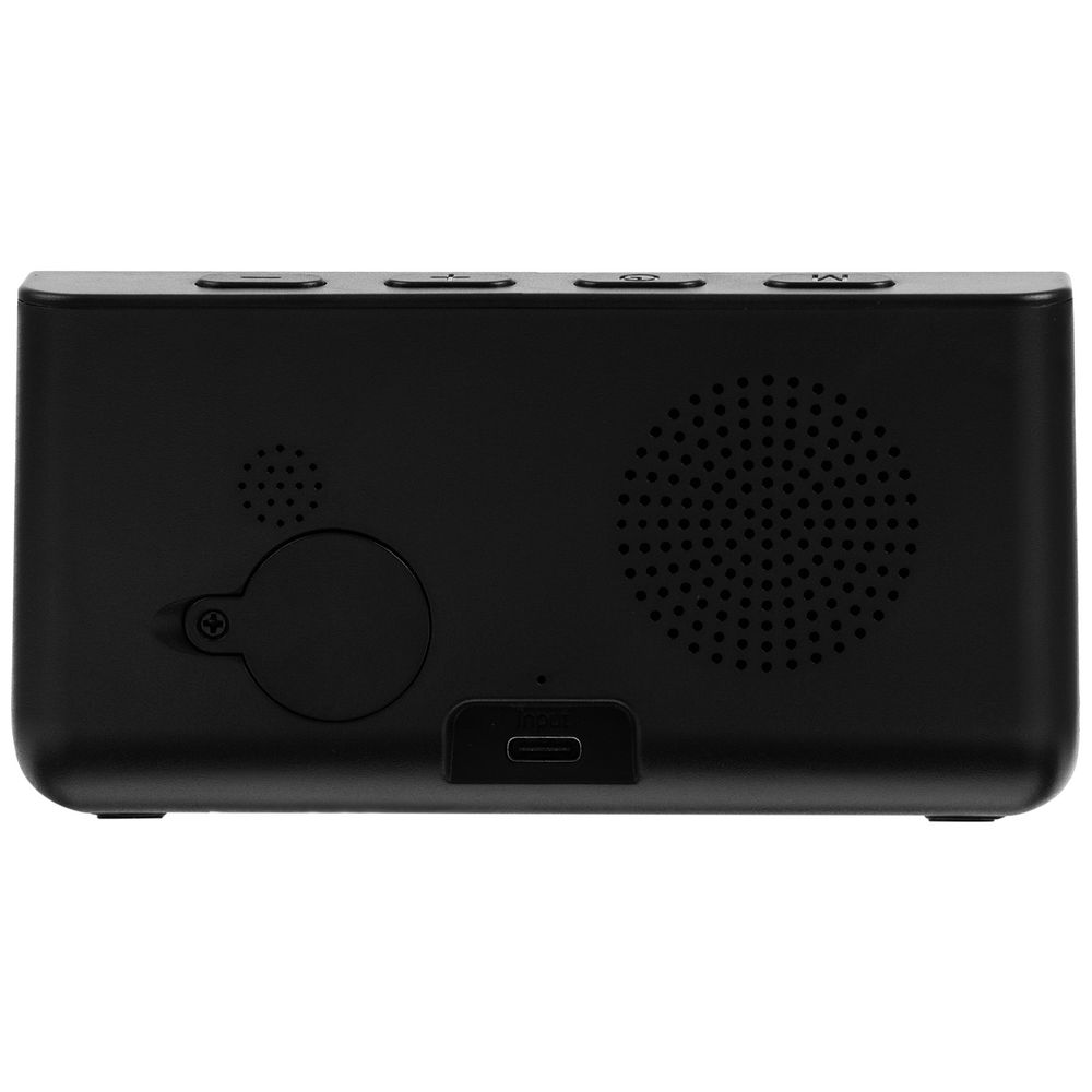 Станция беспроводной зарядки с часами Electron, ver.2, черная-3