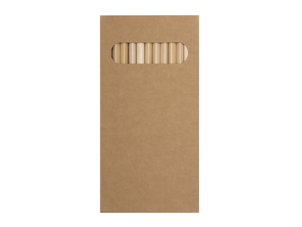 Набор из 12 цветных карандашей Painter, крафт-3