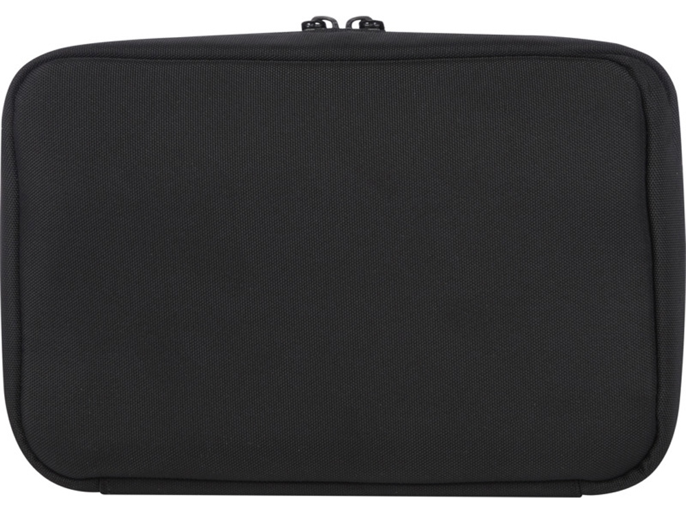 Сумка-органайзер Rise из материалов, переработанных согласно стандарту GRS - сплошной черный-2