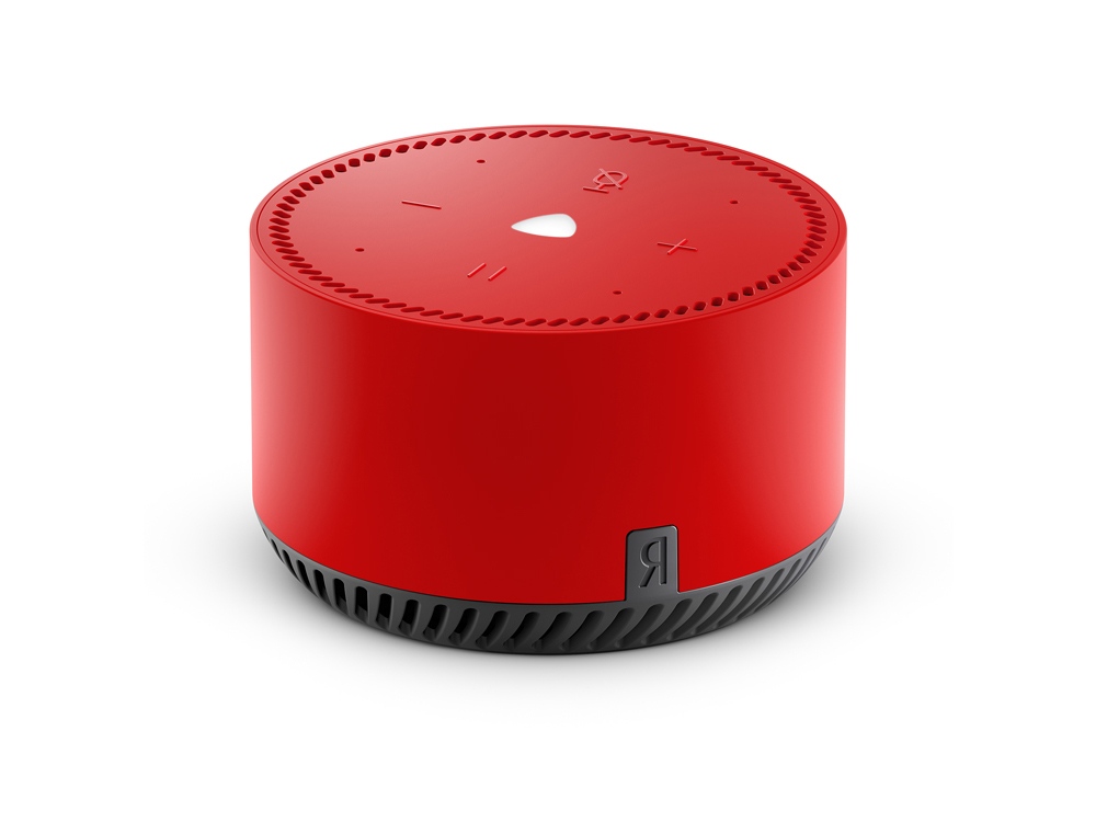 Умная колонка ЯНДЕКС Станция Лайт 5Вт, с Алисой, цвет: чили (YNDX-00025R)-1