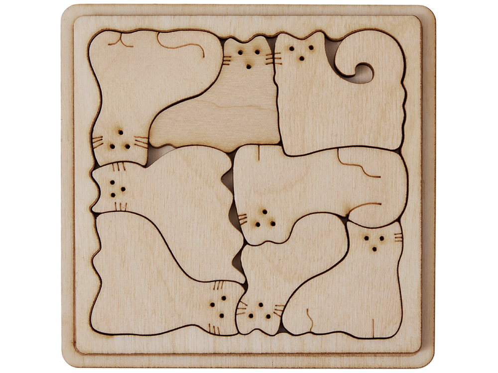 Деревянная головоломка Catgram-3