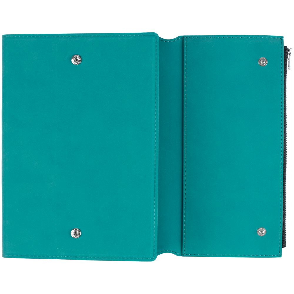 Ежедневник Grace на заказ, недатированный, бирюзовый-3