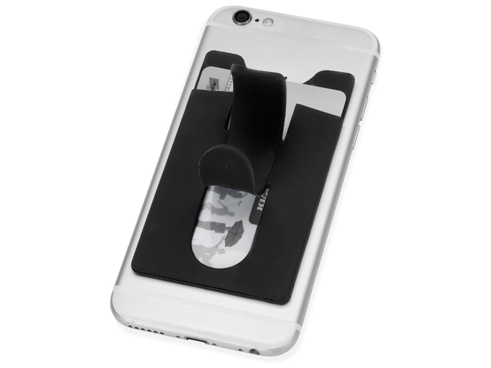 Футляр для кредитных карт Покет, черный-2