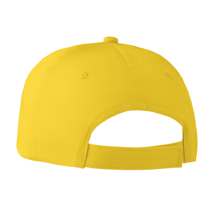 6 panels baseball cap, желтый-1