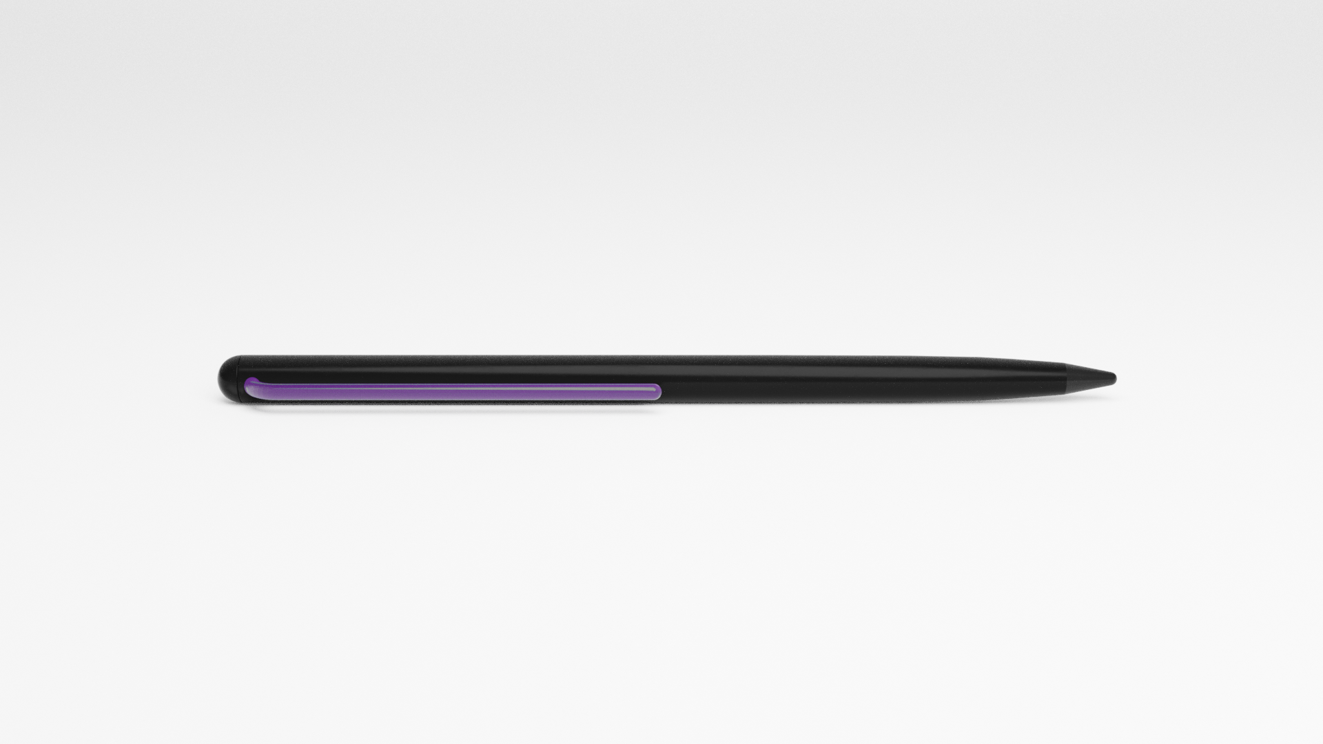 Карандаш Pininfarina GrafeeX с фиолетовым клипом в чехле из переработанной кожи-1