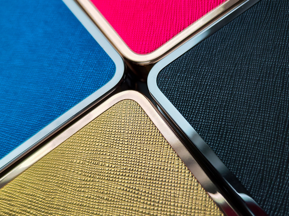 Ежедневник А5 недатированный Bridge, синий/серебристый-8