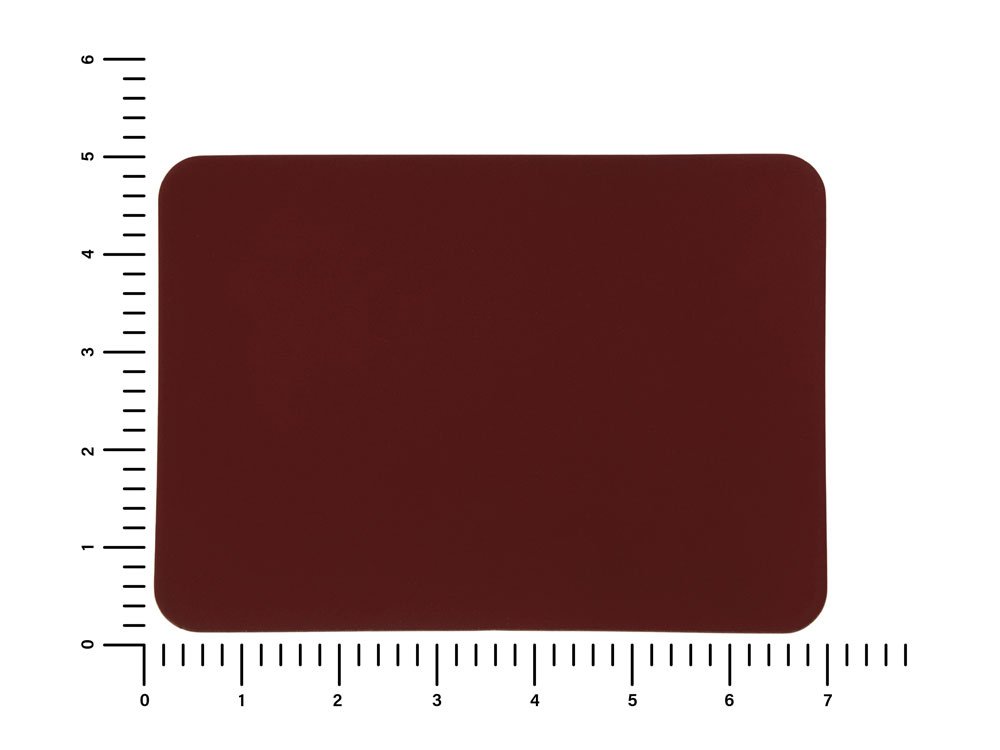 ПАТЧ ПРЯМОУГОЛНЫЙ soft-touch (коричневый ) 5,0 х 7,0 см-1