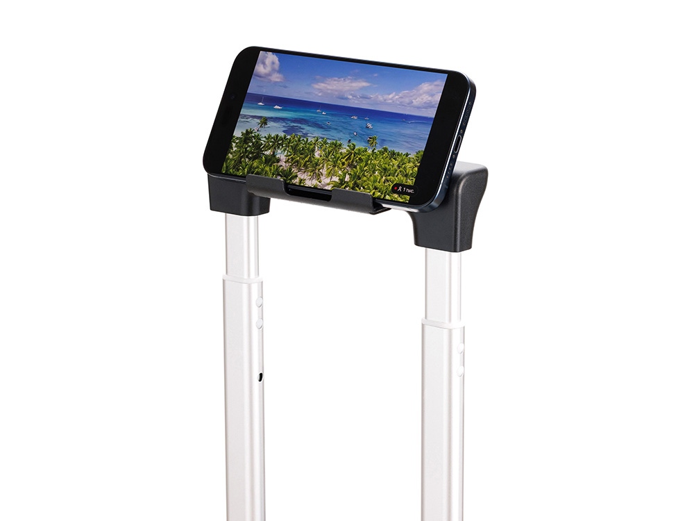 Чемодан TORBER БАЙКАЛ, тёмно-серый металлик, поликарбонат, 37,5 x 20 х 54 см, 37 л-10