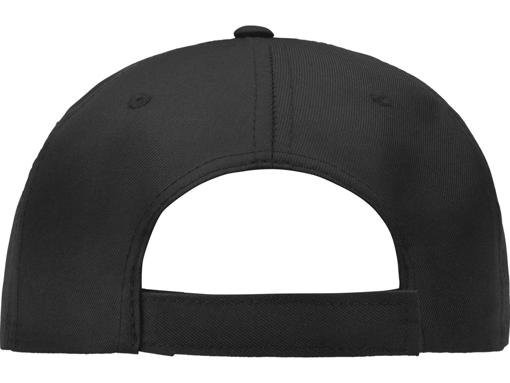 Бейсболка Poly 5-ти панельная 120 гр, черный-6