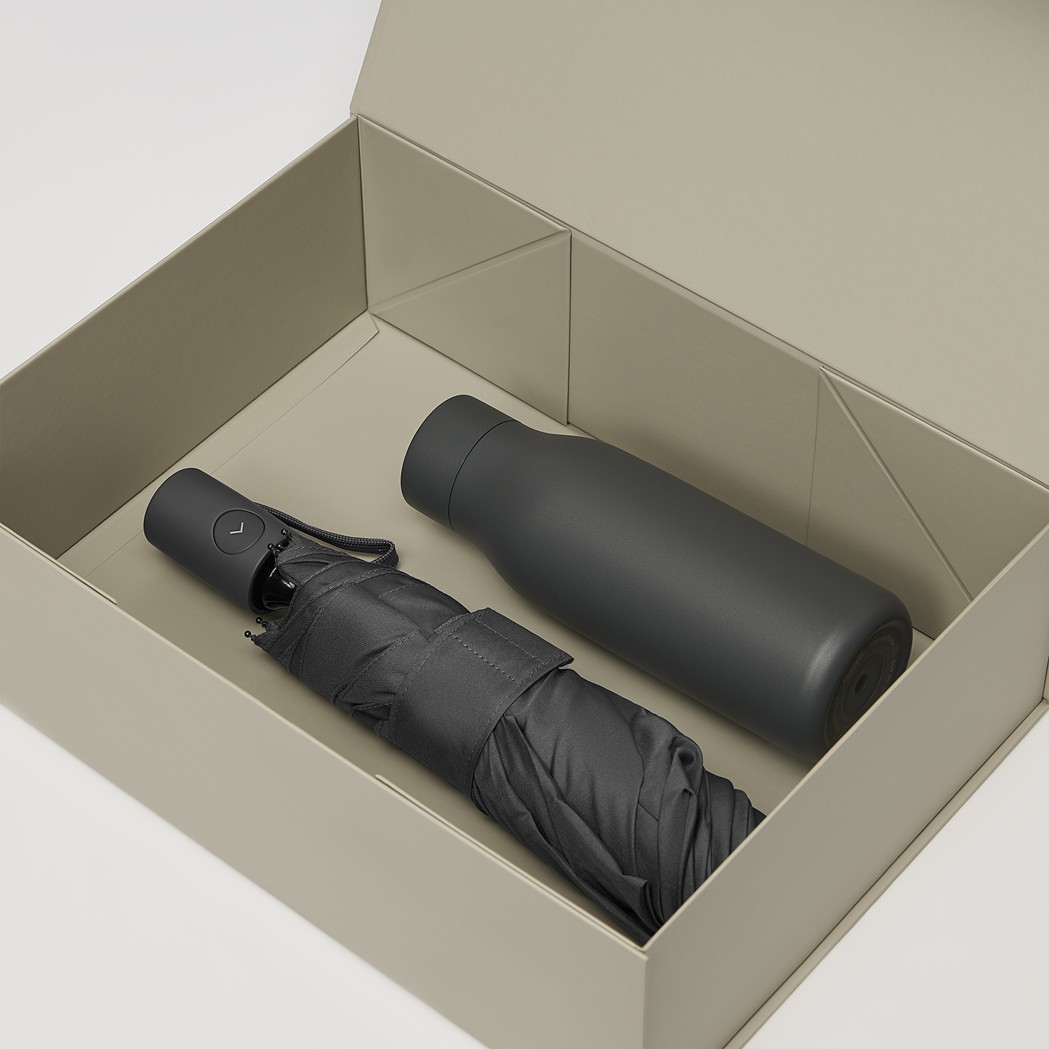 Подарочный набор Севилла (Sevilla), Атланта (Atlanta), серый (зонт, термобутылка)-1