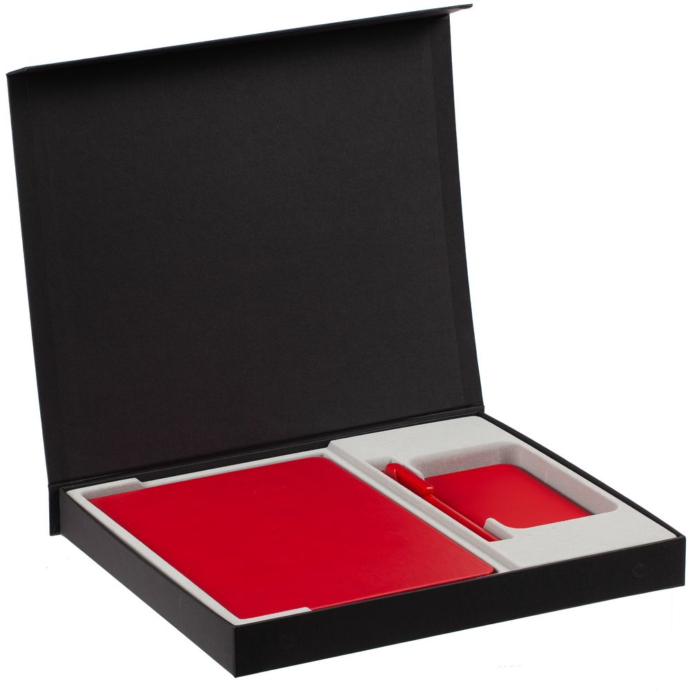 Коробка Daily под ежедневник, аккумулятор и ручку, черная-2