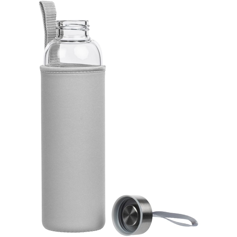Бутылка для воды Sleeve Ace, серая-1