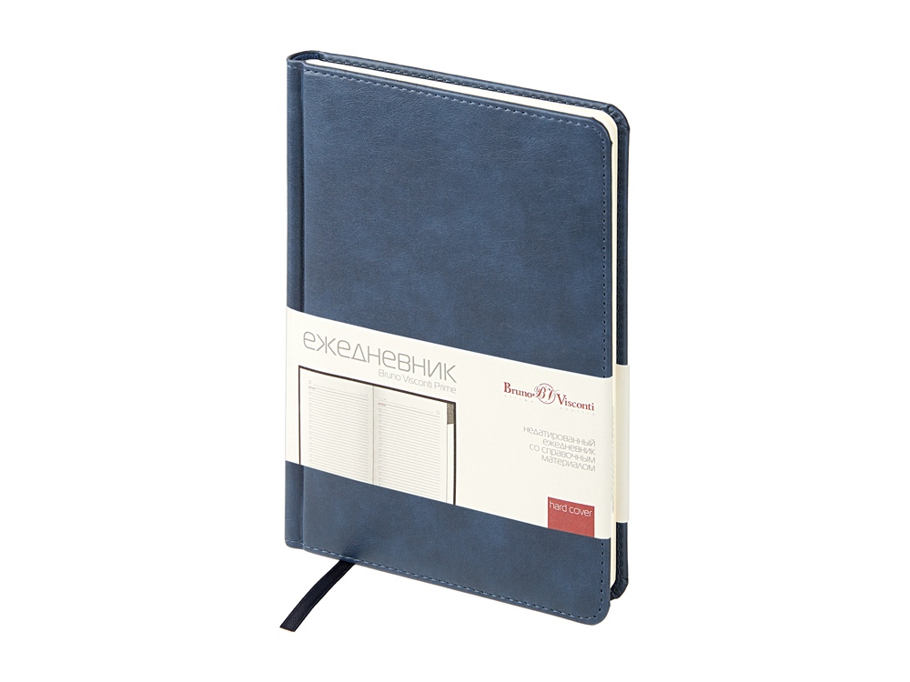 Ежедневник недатированный с индексами А5 Prime, синий-0