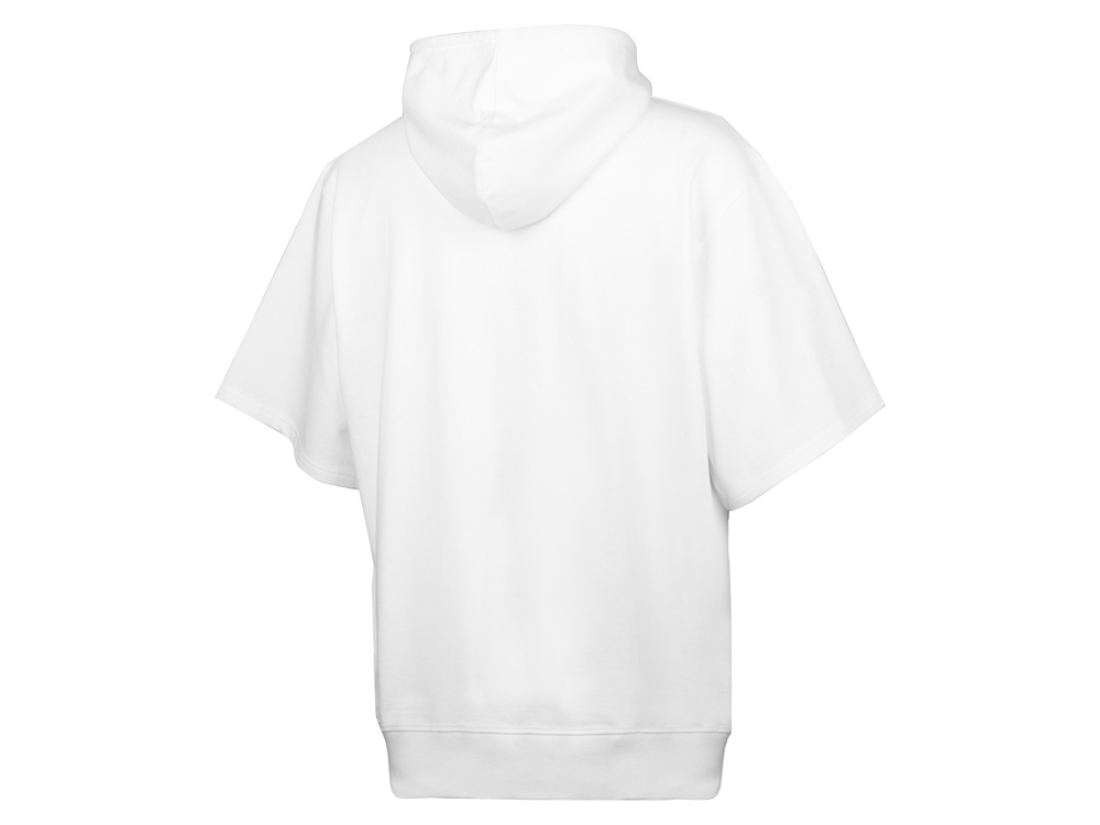 Худи оверсайз с коротким рукавом Warsaw унисекс, белый-7