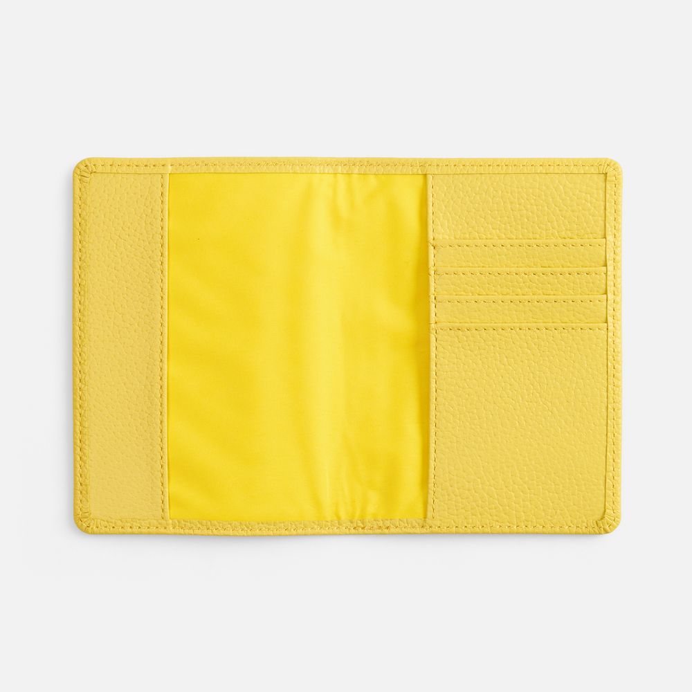 Обложка для паспорта Unison, желтая-2