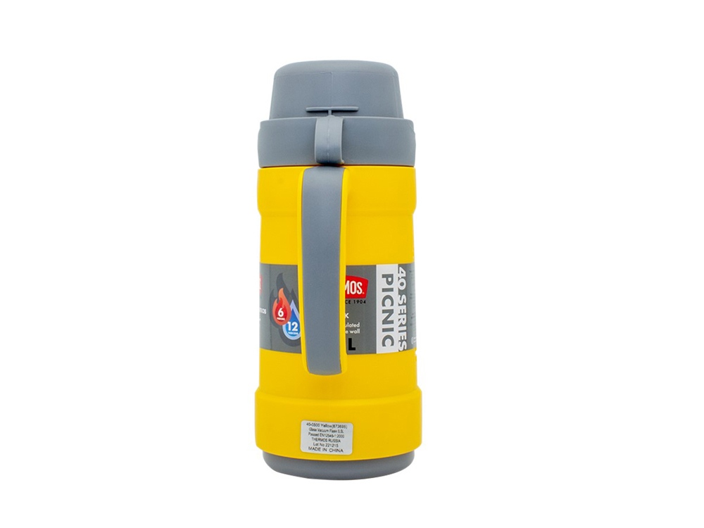 Термос со стеклянной колбой тм THERMOS PICNIC 40 Series Yellow 0,5L-1
