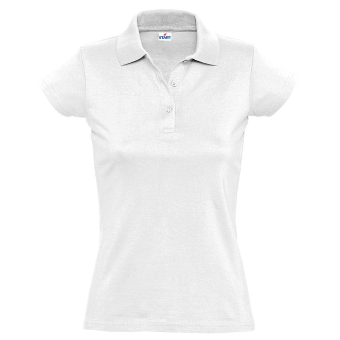 Поло женское "Miss Style", белый-0
