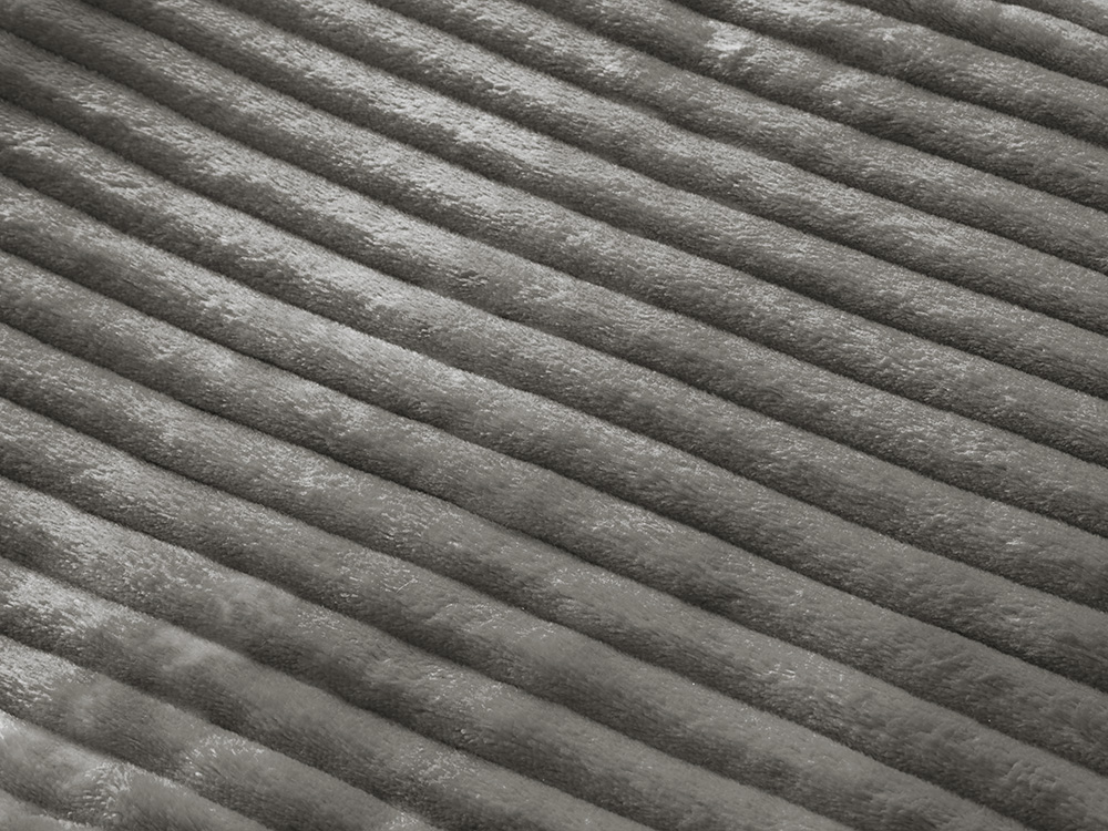 Плед Wave флисовый, серый-3