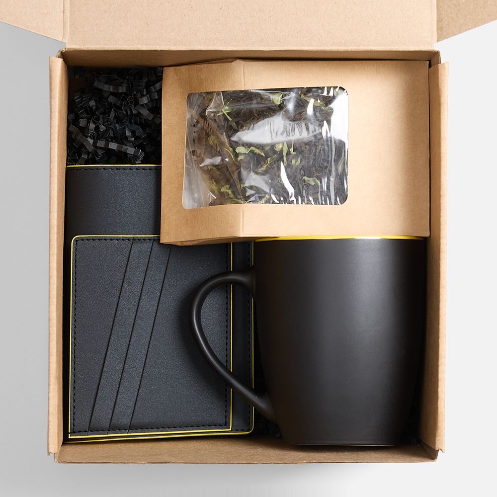 Набор Multimo Tea, черный с желтым-1