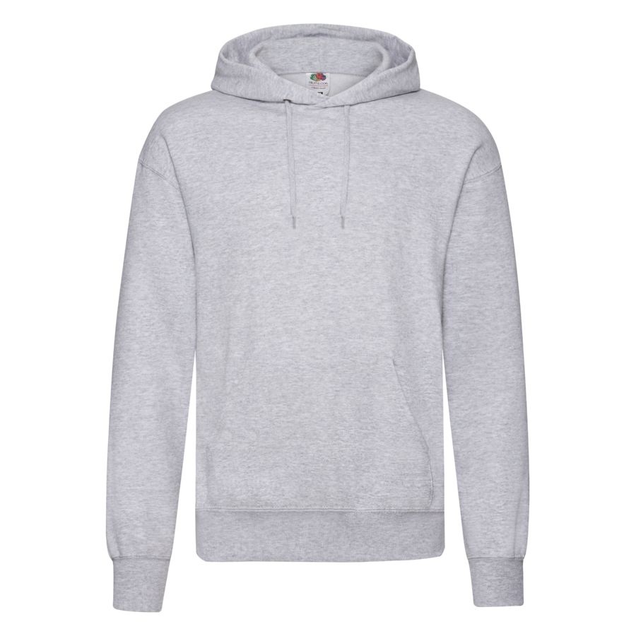 Толстовка "Classic Hooded Sweat", серый меланж_S, 80% х/б, 20% п/э, 280 г/м2, серый меланж-0